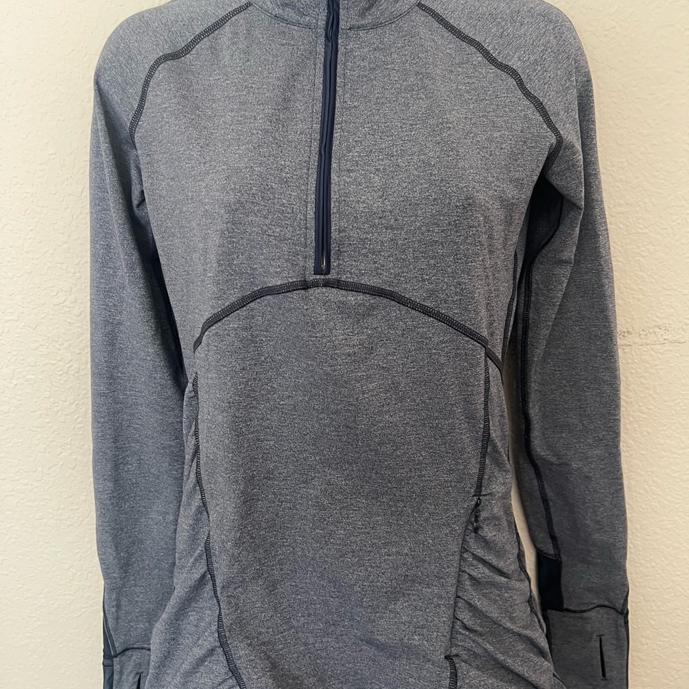 Lululemon Gray Long Sleeve Athletic Top